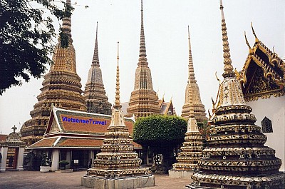 Chùa Wat Pho ở BangKok Thái Lan