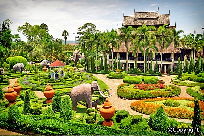 Làng văn hóa dân tộc Nong Nooch ở Thái Lan nơi đáng để thăm quan