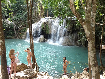 Thác nước 7 tầng Erawan ở Thái Lan Thác nước 7 tầng Erawan ở Thái Lan