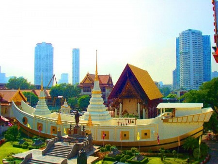 Chùa Thuyền (Wat Yannawa) - Ngôi Chùa Độc Nhất Vô Nhị Tại Thái Lan