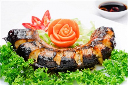 Món cá chình nướng nổi tiếng Thái Lan