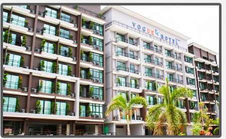 Vogue Pattaya khách sạn tiêu chuẩn 3 sao ở trung tâm của thành phố