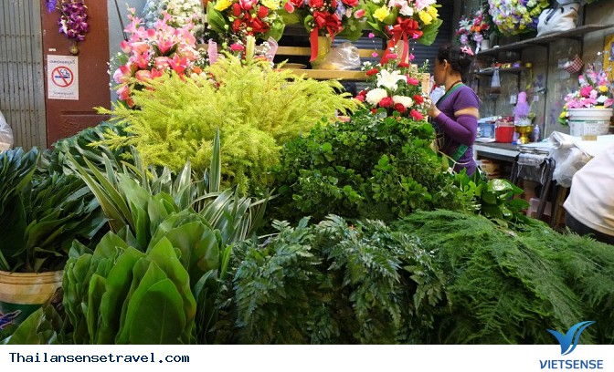 Khám phá khu chợ hoa Pak Klong Talad lớn nhất Bangkok Thái Lan - Ảnh 10