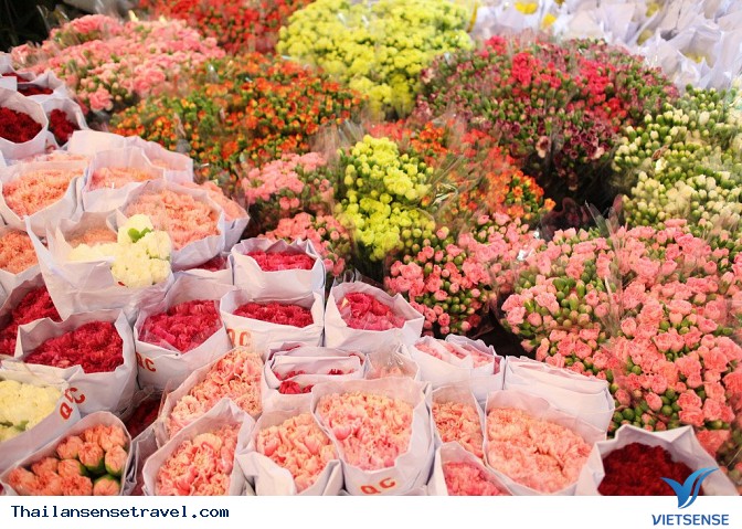 Khám phá khu chợ hoa Pak Klong Talad lớn nhất Bangkok Thái Lan - Ảnh 9