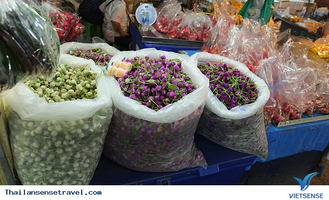 Khám phá khu chợ hoa Pak Klong Talad lớn nhất Bangkok Thái Lan - Ảnh 7