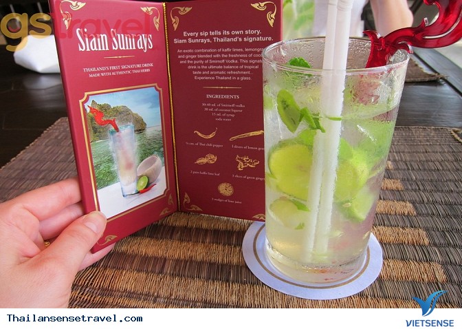 Cocktail Siam Sunray - cocktail đặc trưng của Thái Lan - Ảnh 1