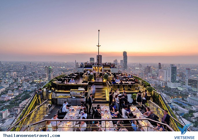 Những Quán Bar Có View Ngắm Toàn Cảnh Thành Phố Bangkok Của Thái Lan.