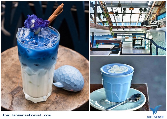 Quán cafe màu xanh nước biển độc đáo ở Bangkok - Ảnh 2 Quán cafe màu xanh nước biển độc đáo ở Bangkok - Ảnh 2