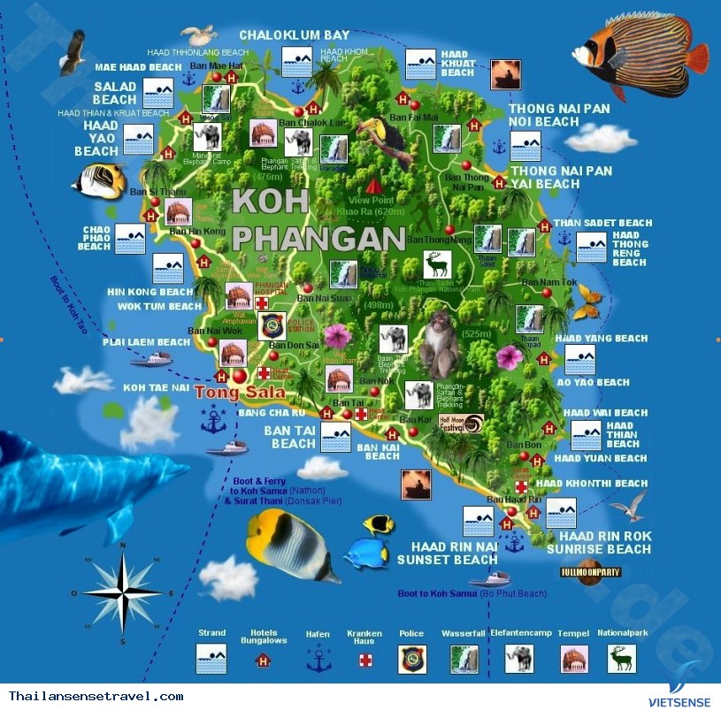 Tìm hiểu đảo Ko Pha Ngan của Thái Lan - Ảnh 1