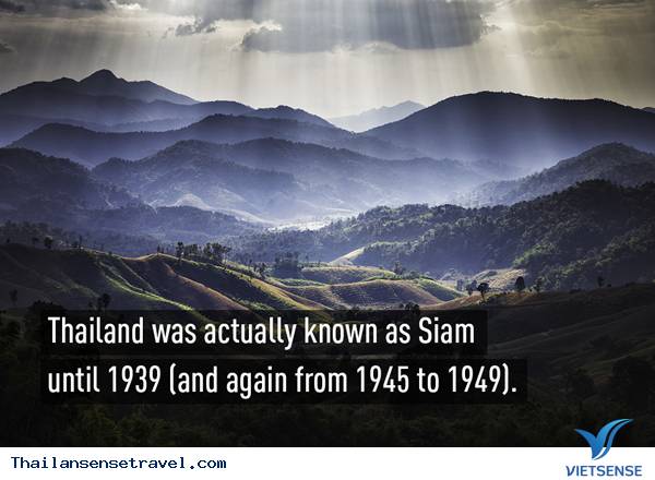 Thái Lan được biết đến với tên gọi Siam (Xiêm)