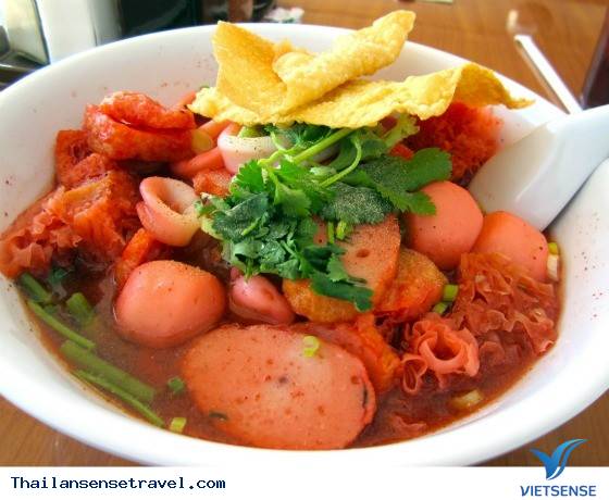 Món ăn nhẹ với mỳ hồng