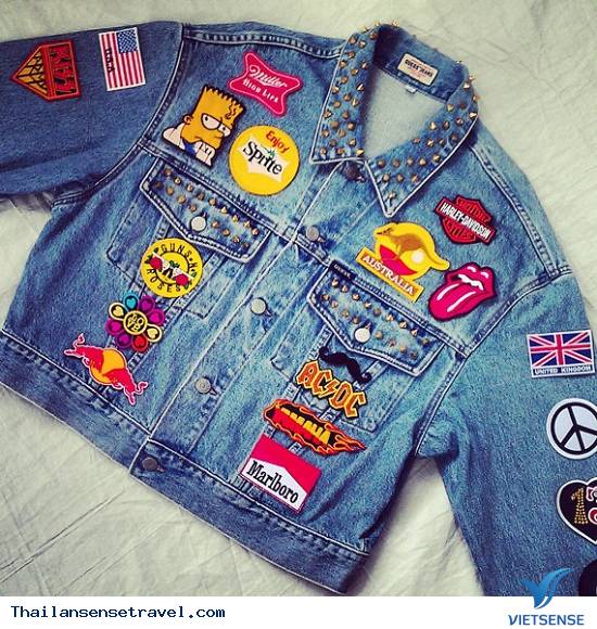 Jacket đính huy hiệu - Ảnh 1