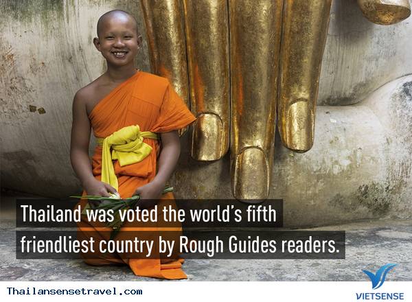 Thái Lan được bình chọn là đất nước thân thiện thứ 5 thế giới