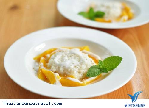 Món Khao Niaow Ma Muang (tạm gọi là xôi xoài) Món Khao Niaow Ma Muang (tạm gọi là xôi xoài)