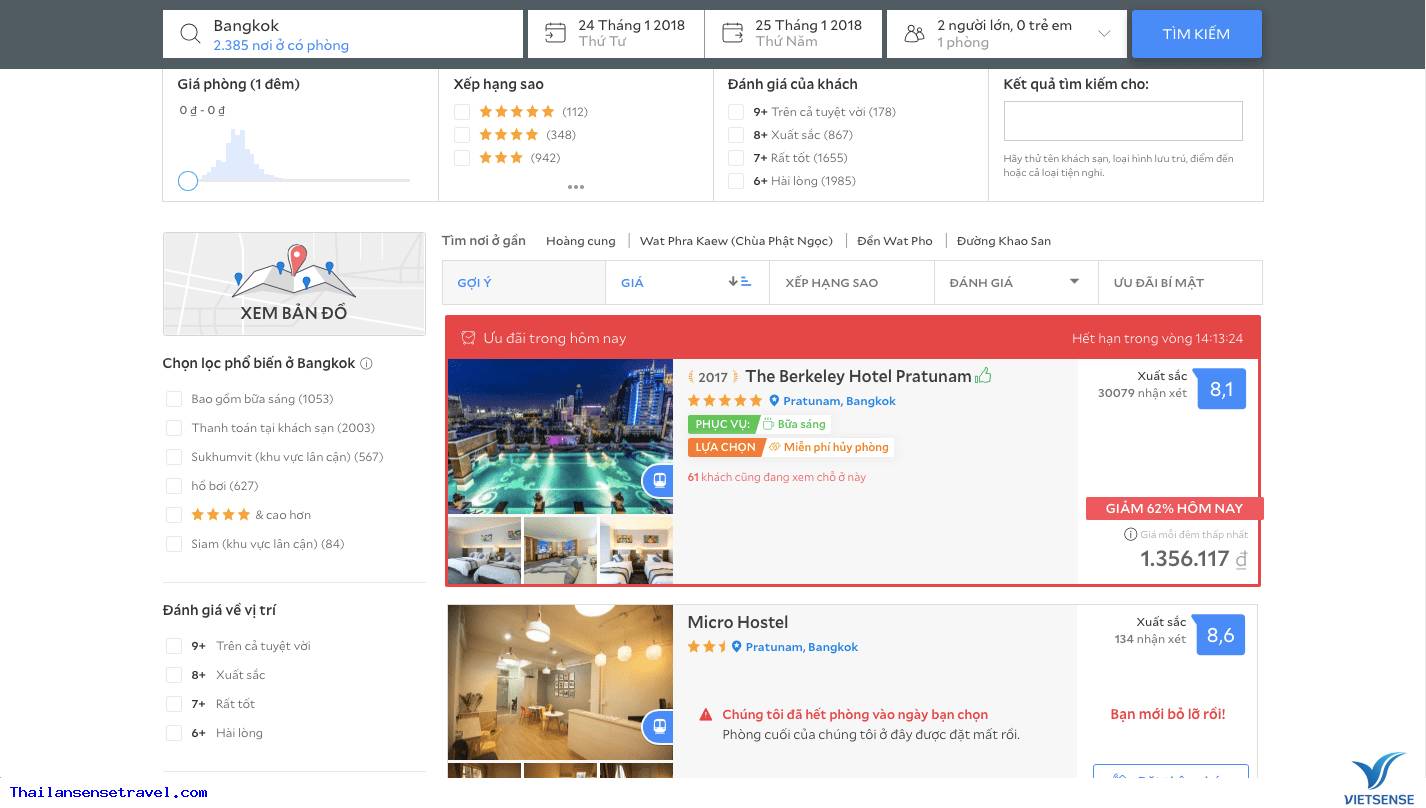 Hướng dẫn cách đặt phòng khách sạn Thái Lan qua Agoda - Ảnh 2
