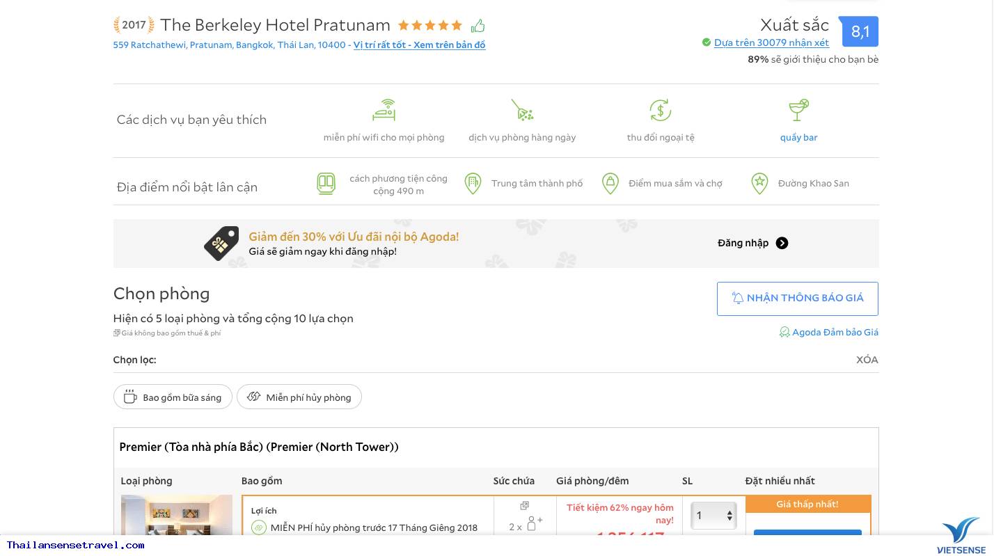 Hướng dẫn cách đặt phòng khách sạn Thái Lan qua Agoda - Ảnh 3