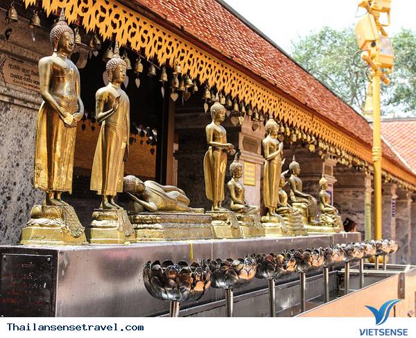 Chùa Phrathat Doi Suthep ở Chiang Mai Thái Lan - Ảnh 2