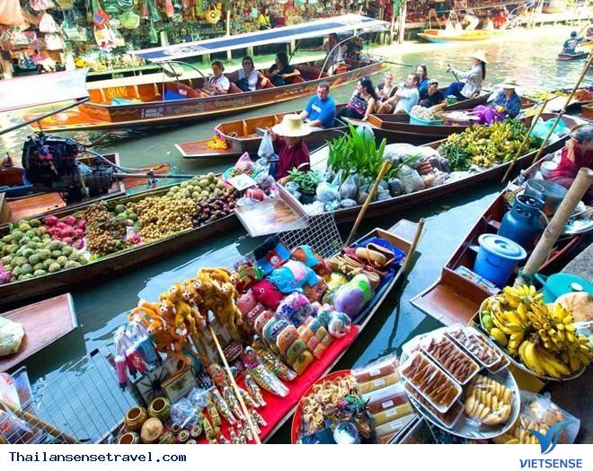 Khu chợ nổi Damnoen Saduak