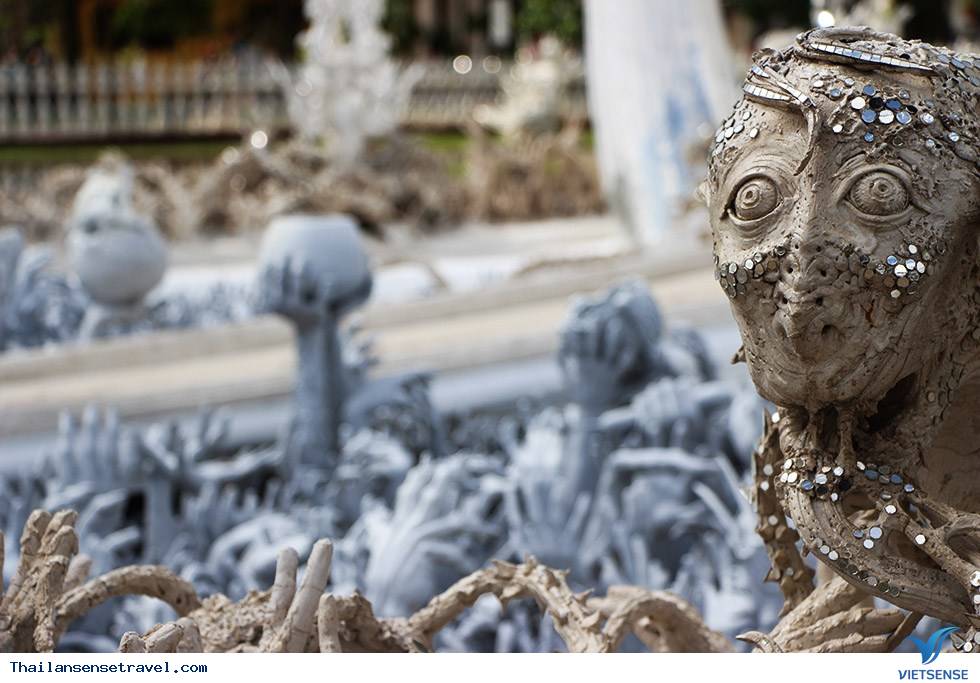 Đền Wat Rong Khun ở Thái Lan - Ảnh 6