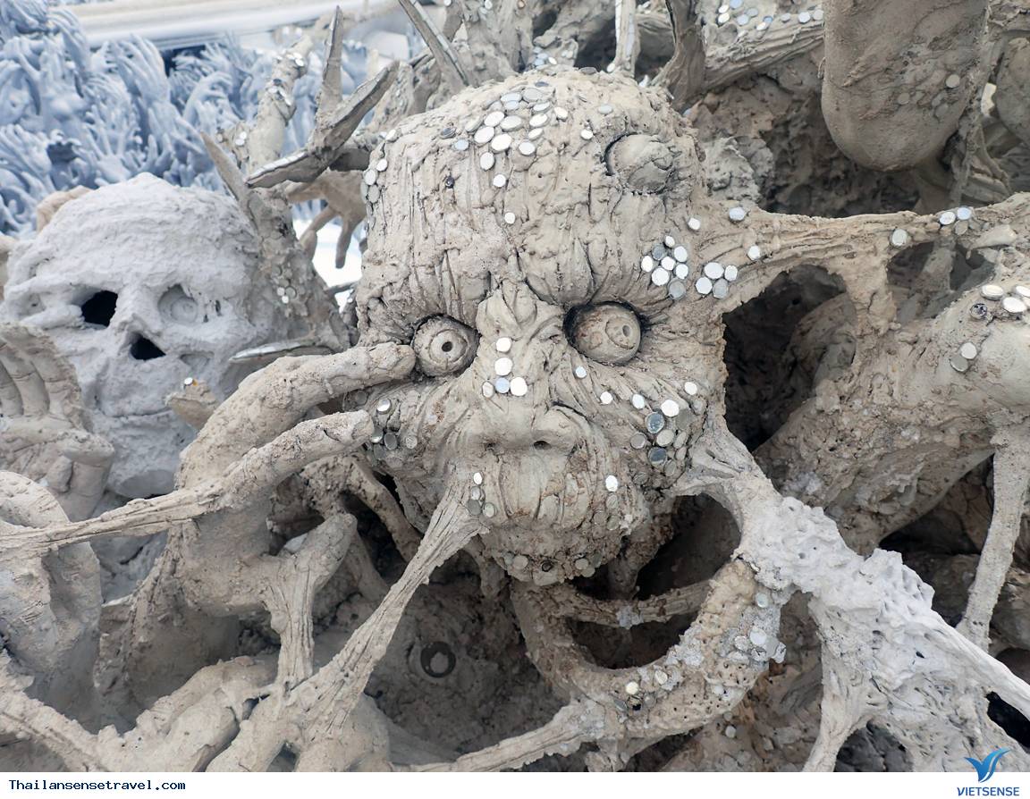 Đền Wat Rong Khun ở Thái Lan - Ảnh 7