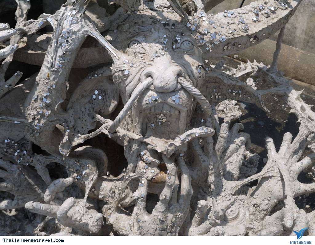 Đền Wat Rong Khun ở Thái Lan - Ảnh 5