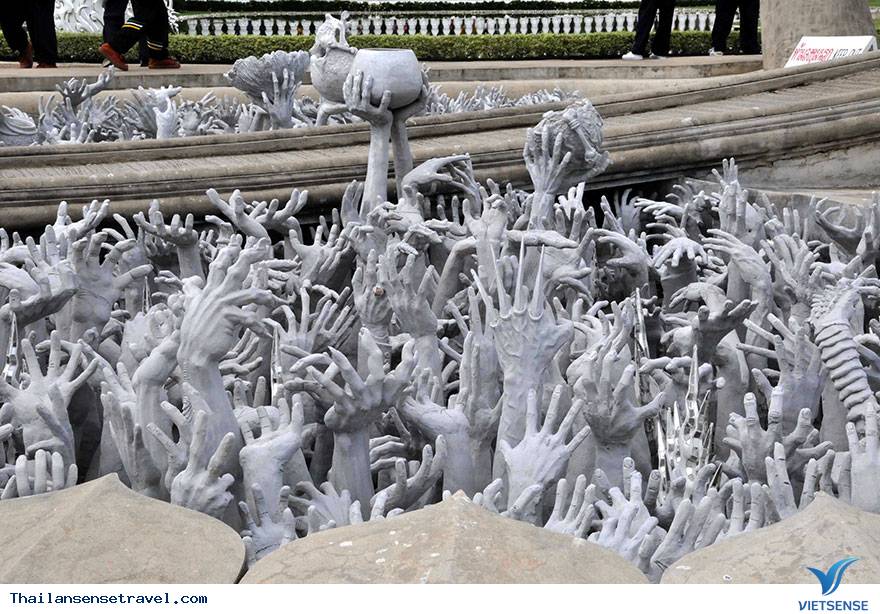 Đền Wat Rong Khun ở Thái Lan - Ảnh 3