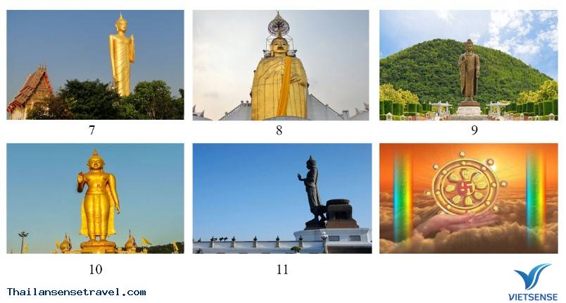 Tượng Phật ngồi thiền ở Wat Phanan Choeng