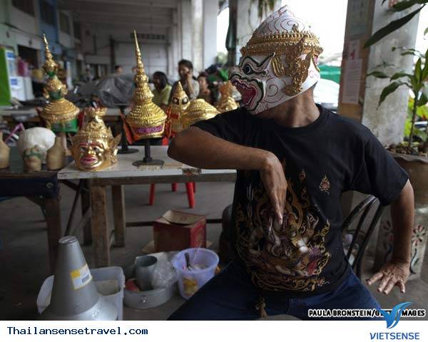 Độc đáo chiếc mặt nạ khon của Thái Lan - Ảnh 2 Độc đáo chiếc mặt nạ khon của Thái Lan - Ảnh 2