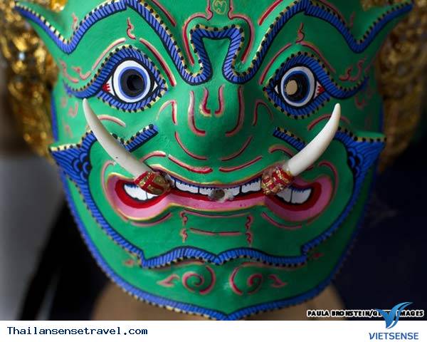 Độc đáo chiếc mặt nạ khon của Thái Lan - Ảnh 6 Độc đáo chiếc mặt nạ khon của Thái Lan - Ảnh 6