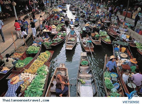 Thăm chợ nổi Damnoen Saduak thú vị ở Thái Lan - Ảnh 1 Thăm chợ nổi Damnoen Saduak thú vị ở Thái Lan - Ảnh 1