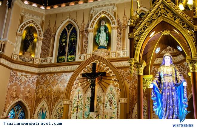 Thăm quan thánh đường Chanthaburi của người Việt lớn nhất ở Thái Lan - Ảnh 6